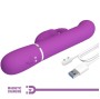PRETTY LOVE - VIBRATEUR LAPIN MULTIFONCTION COALE 4 EN 1 VIOLET