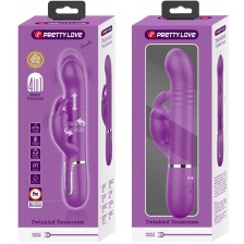 PRETTY LOVE - COALE 4 IN 1 MULTIFUNCTION RABBIT VIBRATOR PURPLE
