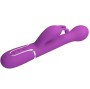 PRETTY LOVE - DEJON 3 IN 1 MULTIFUNCTION RABBIT VIBRATOR PURPLE