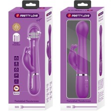 PRETTY LOVE - DEJON 3 IN 1 MULTIFUNKTIONS-RABBIT-VIBRATOR LILA