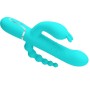 PRETTY LOVE - CAMMY 4 IN 1 MULTIFUNZIONE VIBRATORE TRIPLE RABBIT BLU