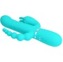 PRETTY LOVE - CAMMY 4 IN 1 MULTIFUNCTION TRIPPLE RABBIT VIBRATOR BLUE