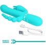 PRETTY LOVE - CAMMY 4 EN 1 VIBRATEUR MULTIFONCTION TRIPPLE RABBIT BLEU