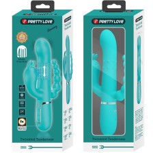 PRETTY LOVE - CAMMY 4 EN 1 VIBRATEUR MULTIFONCTION TRIPPLE RABBIT BLEU