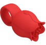 PRETTY LOVE - JAE ROSE SHAPED FINGER VIBRATOR 10 VIBRATIONS RED