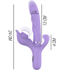 INTENSE - BILLIE MULTIFUNCTION VIBRATOR SUCTION & PULSING PURPLE