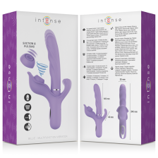 INTENSE - BILLIE MULTIFUNCTION VIBRATOR SUCTION & PULSING PURPLE