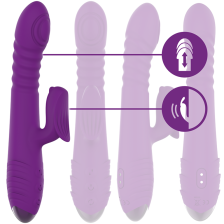 INTENSE - IGGY MULTIFUNCTION VIBRATOR UP & DOWN WITH CLITORAL STIMULATOR PURPLE