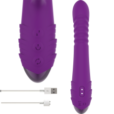 INTENSE - IGGY MULTIFUNCTION VIBRATOR UP & DOWN WITH CLITORAL STIMULATOR PURPLE