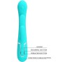 PRETTY LOVE - SHANIA TRIPLE RABBIT VIBRATEUR MULTIFONCTION 3 EN 1 BLEU