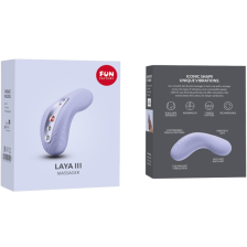 FUN FACTORY - LAYA III RECHARGEABLE LAY-ON VIBRATOR SOFT VIOLET