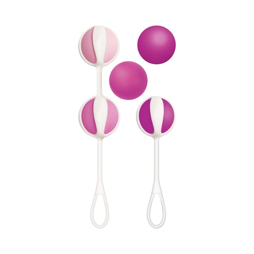 G-VIBE - SET 5 BOULES DE GEISHA3 ROSE