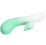 PRETTY LOVE - VIBRATORE CONIGLIO CERBERUS 3O VIBRAZIONI VERDE