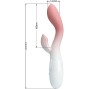 PRETTY LOVE - BRIGHTY G-SPOT VIBRATOR + KLITORIS-STIMULATOR 30 VIBRATIONEN ROSA