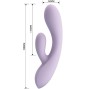 PRETTY LOVE - VIBRATEUR ROSOLYN RABBIT 10 VIBRATIONS VIOLET