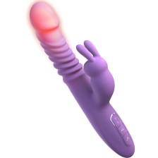 FANTASY FOR HER - KITOLITORIS-STIMULATOR KANINCHEN MIT WÄRME-OSZILLATIONS- UND VIBRATIONSFUNKTION VIOLETT