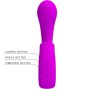 PRETTY LOVE - SIBEL SIBEL VIBRADOR PONTO G + ESTIMULADOR DE CLITÓRIS 10 VIBRAÇÕES ROXO