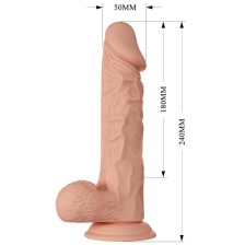 BAILE - SCHÖNE BEGEGNUNG BURAQ FLEXIBLER REALISTISCHER DILDO 24 CM NATÜRLICH