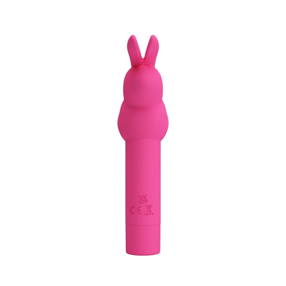 PRETTY LOVE - GERARDO FUSCHIA RABBIT SILICONE VIBRATOR