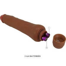 BAILE - VIBRADOR REALISTA DRYAD 25 CM MULATO