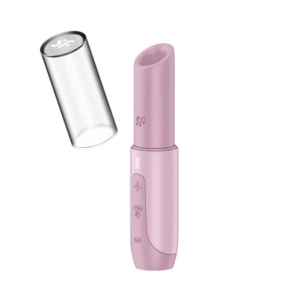 SATISFYER - ESTIMULADOR DE CLITÓRIS SECRET KISS WAVE ROSA