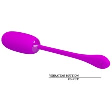 PRETTY LOVE - JULIUS WATERPROOF-RECHARGEABLE VIBRATING EGG PURPLE