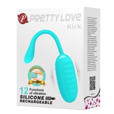 PRETTY LOVE - KIRK RECHARGEABLE VIBRATING EGG LIGHT GREEN