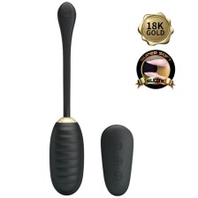 PRETTY LOVE - DOREEN LUXURY RECARREGÁVEL VIBRADOR OVO PRETO CONTROLE REMOTO