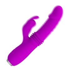 PRETTY LOVE - DOROTHY PURPLE RECHARGEABLE RABBIT VIBRATOR