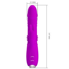 PRETTY LOVE - DOROTHY PURPLE WIEDERAUFLADBARER KANINCHENVIBRATOR