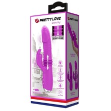 PRETTY LOVE - VIBRADOR DE COELHO RECARREGVEL DOROTHY ROXO