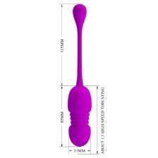 PRETTY LOVE - CALLIE PURPLE RECHARGEABLE VIBRATING EGG