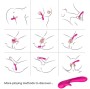 ARMONY - VIBRADOR ROMANCE COM ESTIMULADOR FÚCSIA