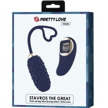 PRETTY LOVE - OVO VIBRATÓRIO DE CONTROLE REMOTO VIVIAN BLUE