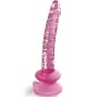 ICICLES - N. 86 GLASS DILDO WITH SUCTION CUP