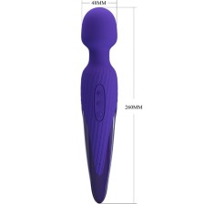 PRETTY LOVE - ANTONY YOUTH WAND VIBRATOR VIOLET HEAT EFFECT