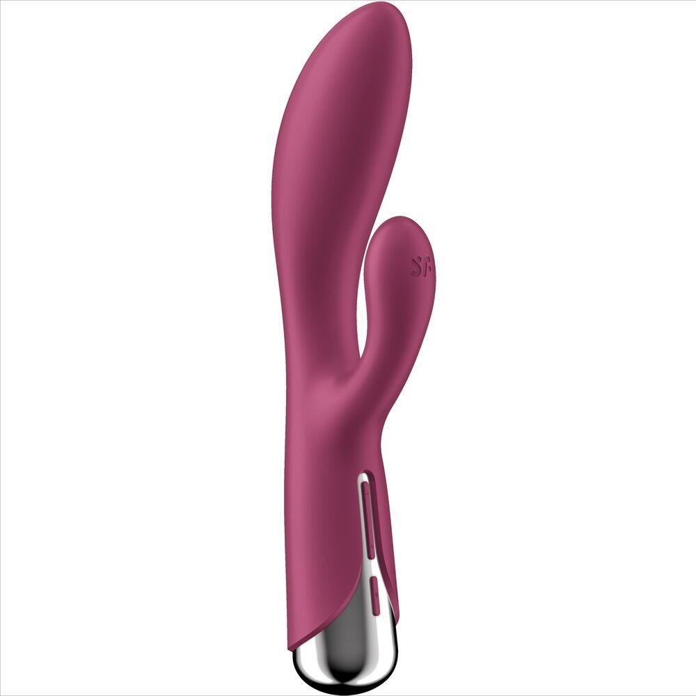 SATISFYER - COELHO GIRATÓRIO 1 CLITÓRIS E ESTIMULAO DE PONTO G VERMELHO