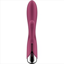 SATISFYER - COELHO GIRATÓRIO 1 CLITÓRIS E ESTIMULAO DE PONTO G VERMELHO