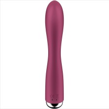 SATISFYER - COELHO GIRATÓRIO 1 CLITÓRIS E ESTIMULAO DE PONTO G VERMELHO