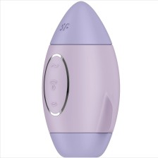 SATISFYER - MISSION CONTROL PETIT VIBRATEUR DOUBLE IMPULSION LILAS