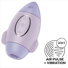 SATISFYER - MISSION CONTROL PETIT VIBRATEUR DOUBLE IMPULSION LILAS