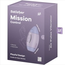 SATISFYER - MISSION CONTROL LILAC SMALL DOUBLE IMPULSE VIBRATOR