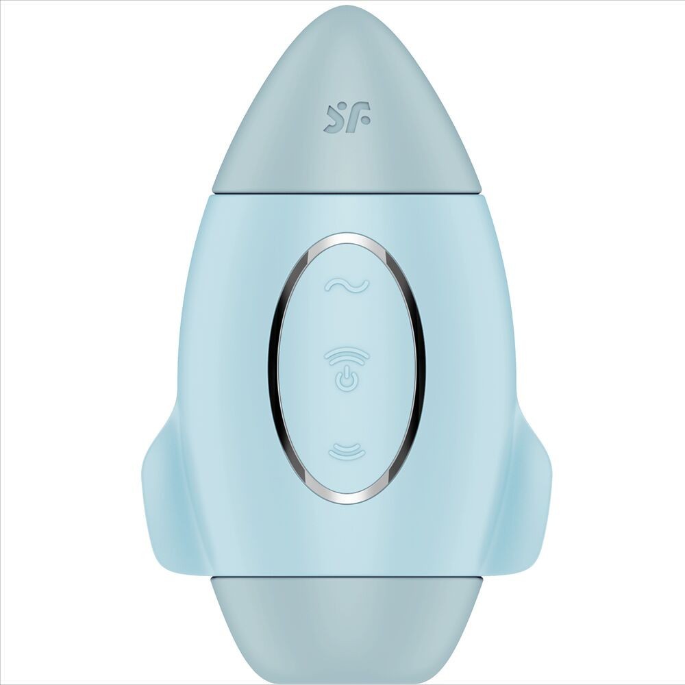 SATISFYER - MISSION CONTROL BLAUER KLEINER DOPPELIMPULS VIBRATOR