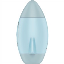 SATISFYER - MISSION CONTROL BLAUER KLEINER DOPPELIMPULS VIBRATOR