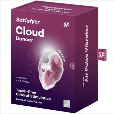 SATISFYER - CLOUD DANCER VIBRADOR VERMELHO PULSO DE AR