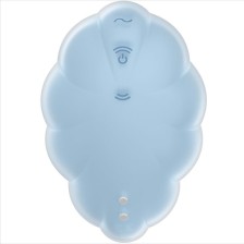 SATISFYER - VIBRADOR DE PULSO DE AR AZUL CLOUD DANCER