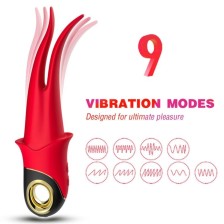 ARMONY - SHADOW VIBRATOR DOUBLE-HEAD TEASING RED