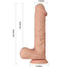 BAILE - BEAUTIFUL ENCOUNTER BERGRISI FLEXIBLE REALISTIC DILDO 26 CM NATURAL