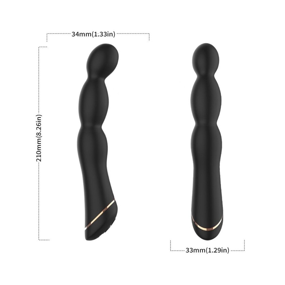 ARMONY - VIBRATEUR BAMBU RÉGLABLE NOIR