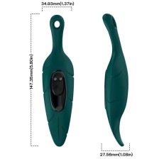 ARMONY - STIMOLATORE E VIBRATORE VERDE FOGLIA